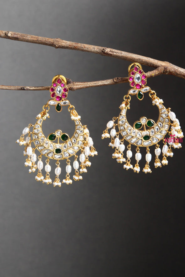 Chandbali Kundan Earring