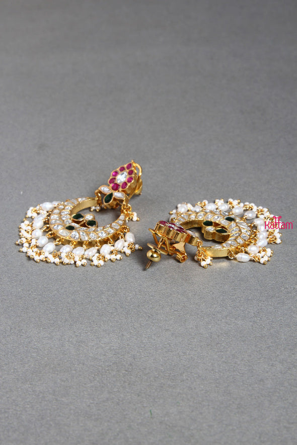 Chandbali Kundan Earring
