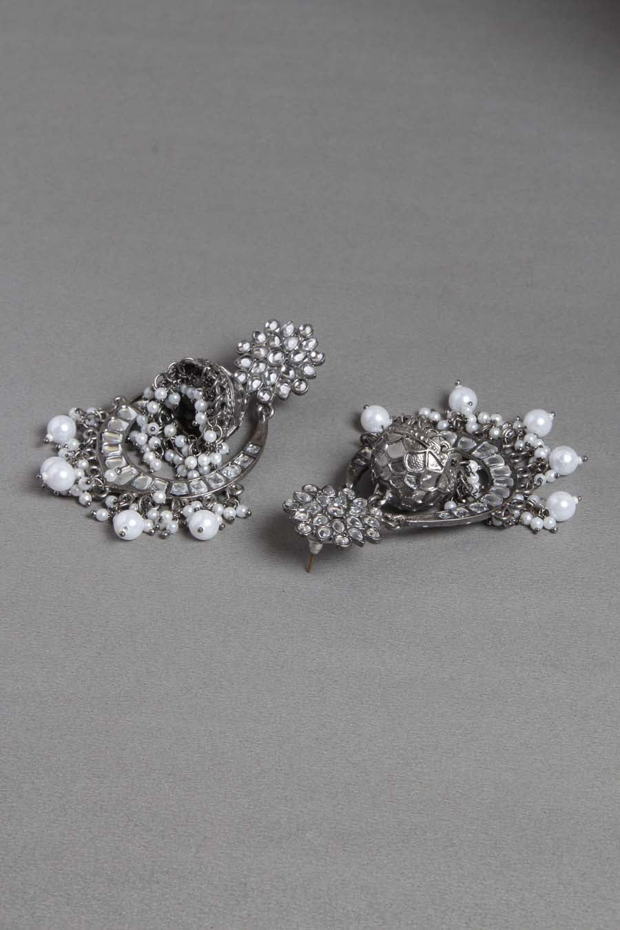 Designer Chandbali Jhumka Earrings