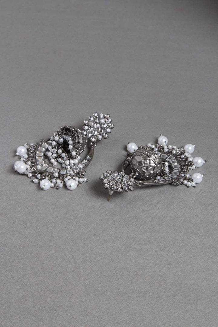Designer Chandbali Jhumka Earrings