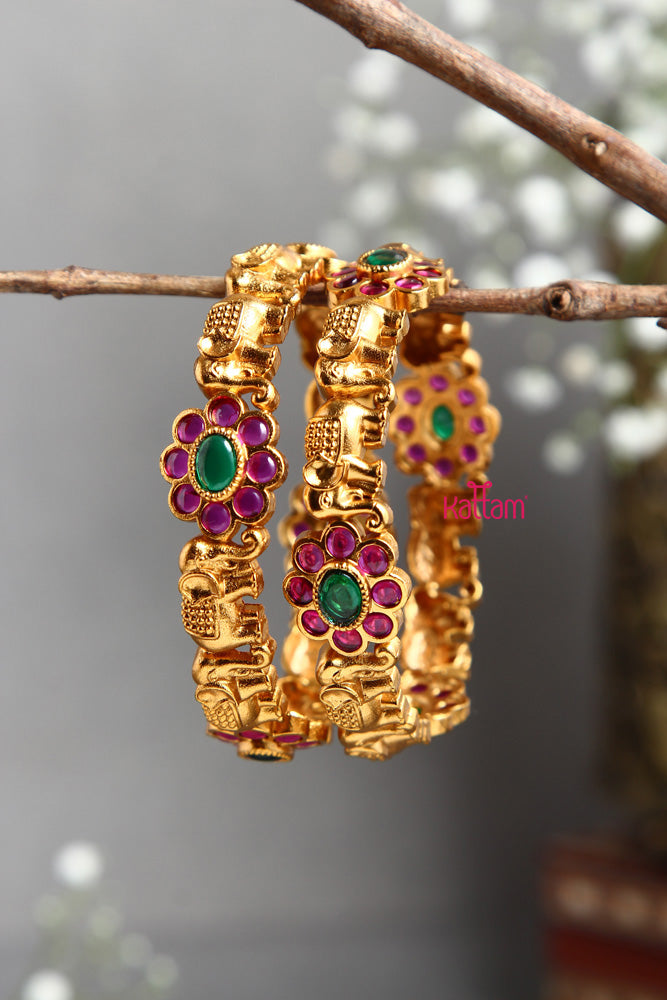 Elelphant Flower Bangle