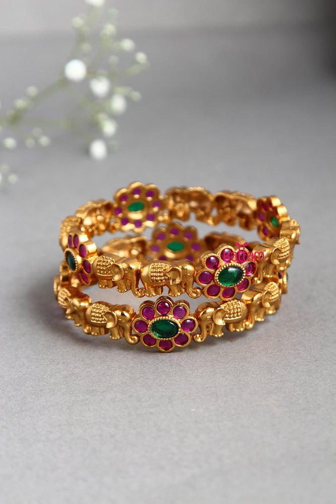 Elelphant Flower Bangle