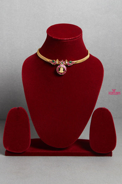 Goddess Peacock Choker