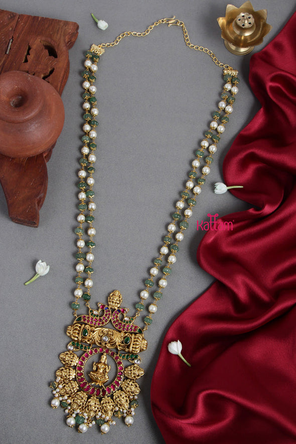 Goddess Semi Precious Kundan Jadau Haram (No Earrings)