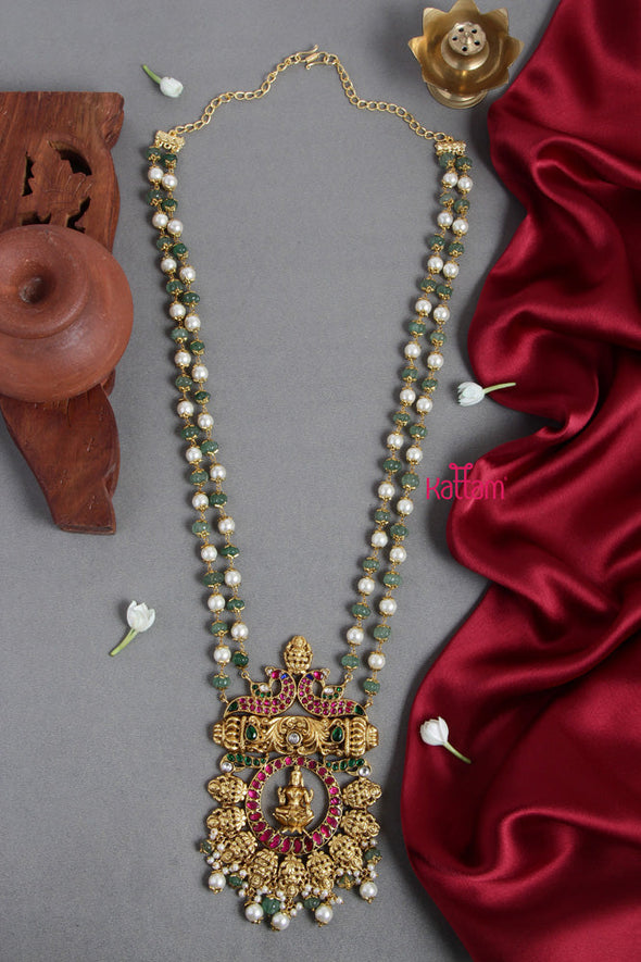 Goddess Semi Precious Kundan Jadau Haram (No Earrings)