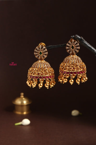 Buy GoldToned  White Earrings for Women by Crunchy Fashion Online   Ajiocom