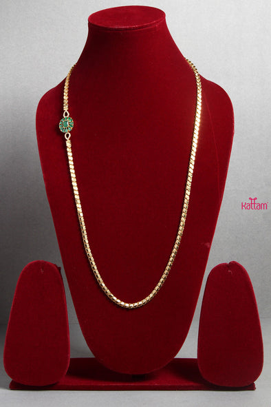 Green Pattern Mangalsutra