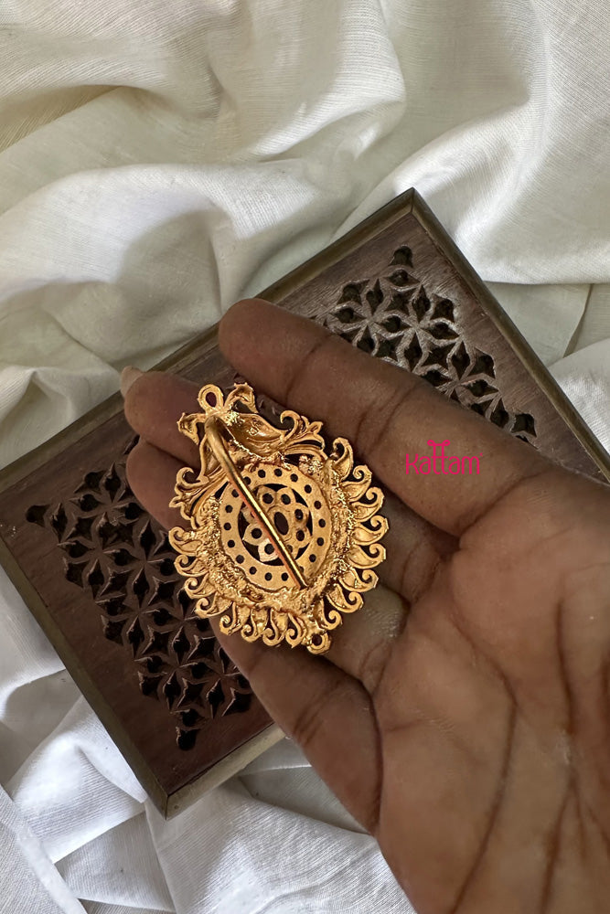 Hair Brooch Bun Accessory - D4