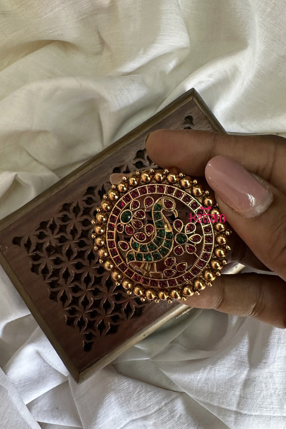 Hair Brooch Bun Accessory - D9