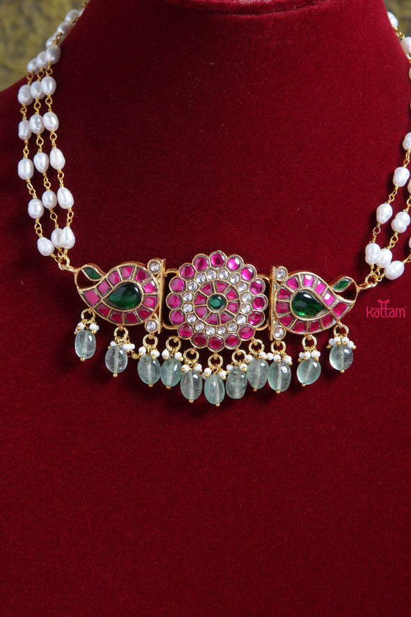 Kundan Jadau Round Flower Choker