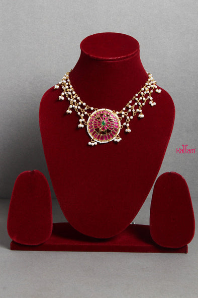 Kundan Peacock Choker