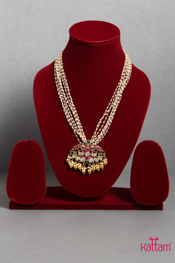 Kundan Pearl Mala