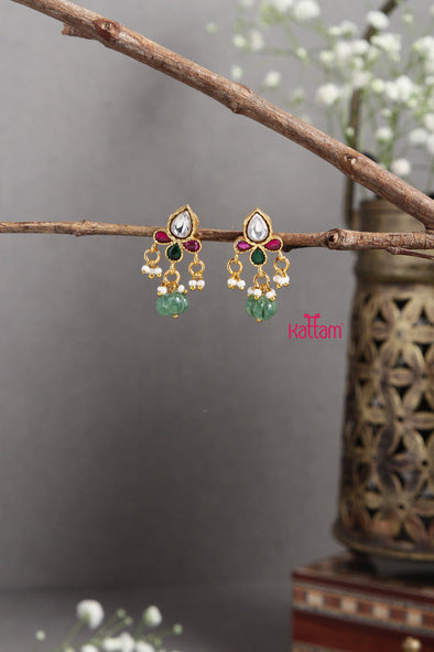 Kundan Small Drop Earring