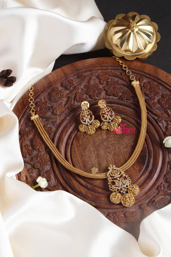 Lakshmi Coin choker Set