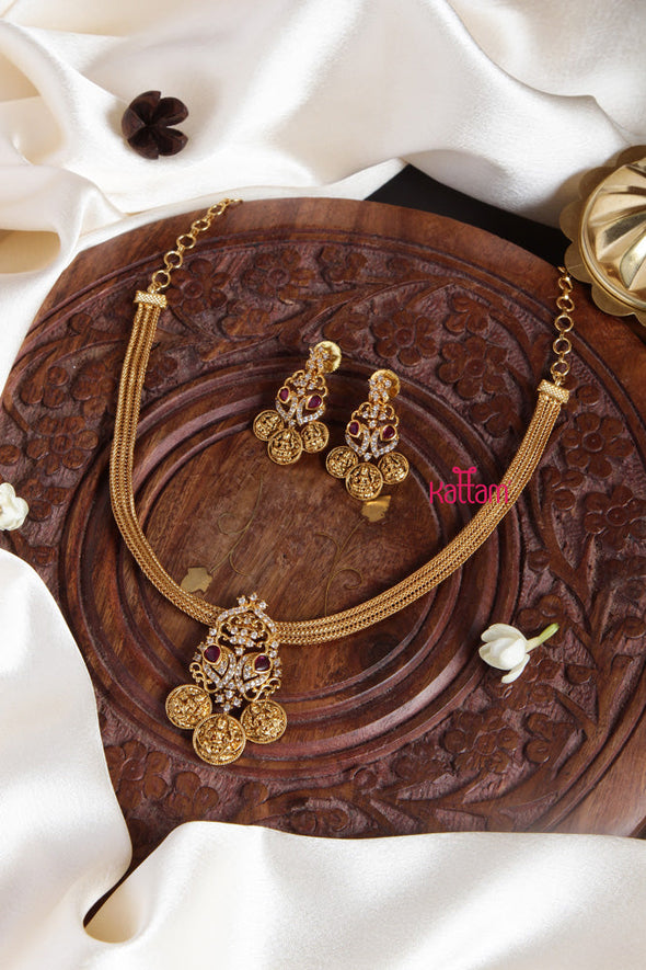Lakshmi Coin choker Set