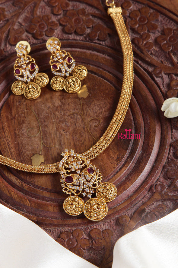 Lakshmi Coin choker Set