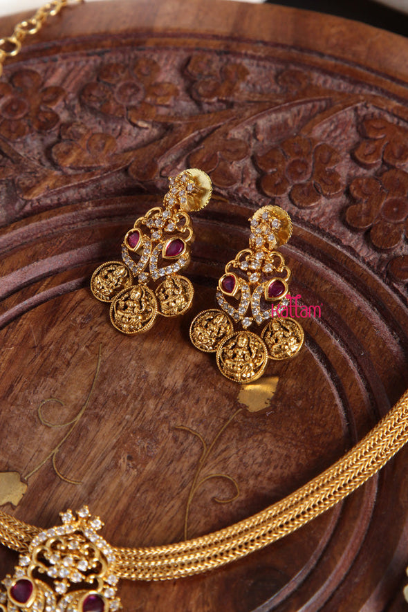 Lakshmi Coin choker Set