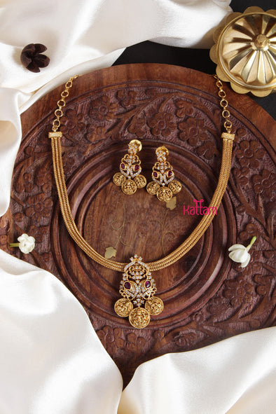Lakshmi Coin choker Set