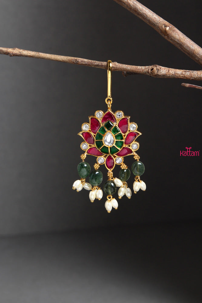Lotus Tilak Maang Tikka