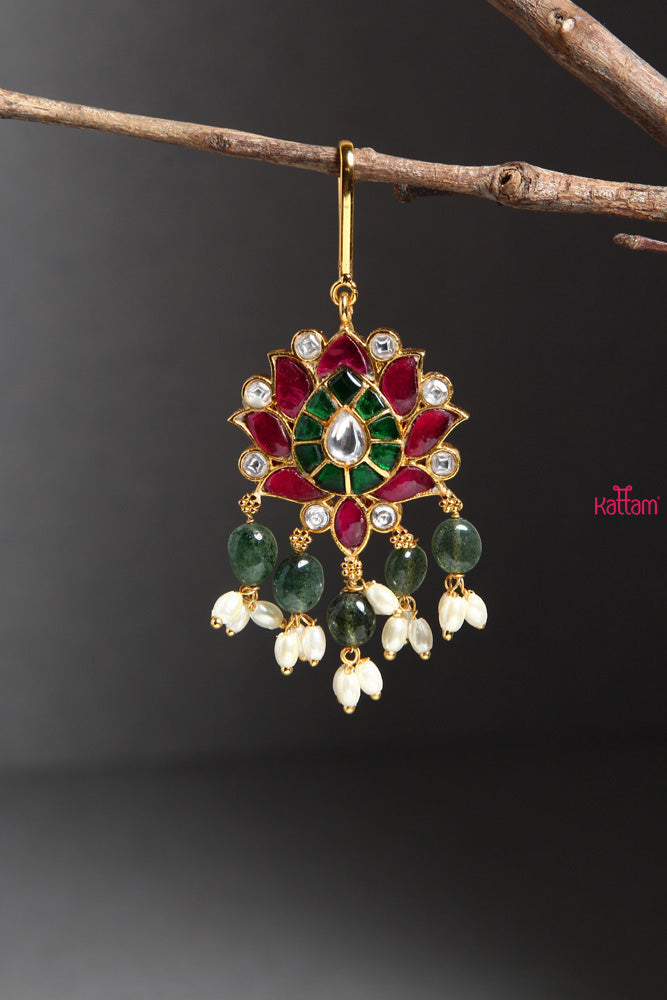Lotus Tilak Maang Tikka