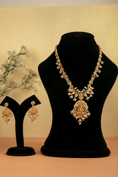 Mahi - Goddess Green Stone Necklace
