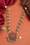 Mayil Pendant Kundan Jadau Handcrafted Chain (No Earrings)