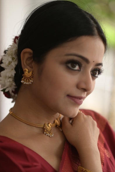 Peacock Choker Set