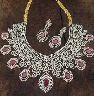 Grand Ruby Bridal AD Choker