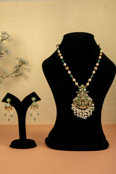Kundan Kemp Green Manga Mala