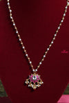 Pink White Lotus Pearl Mala
