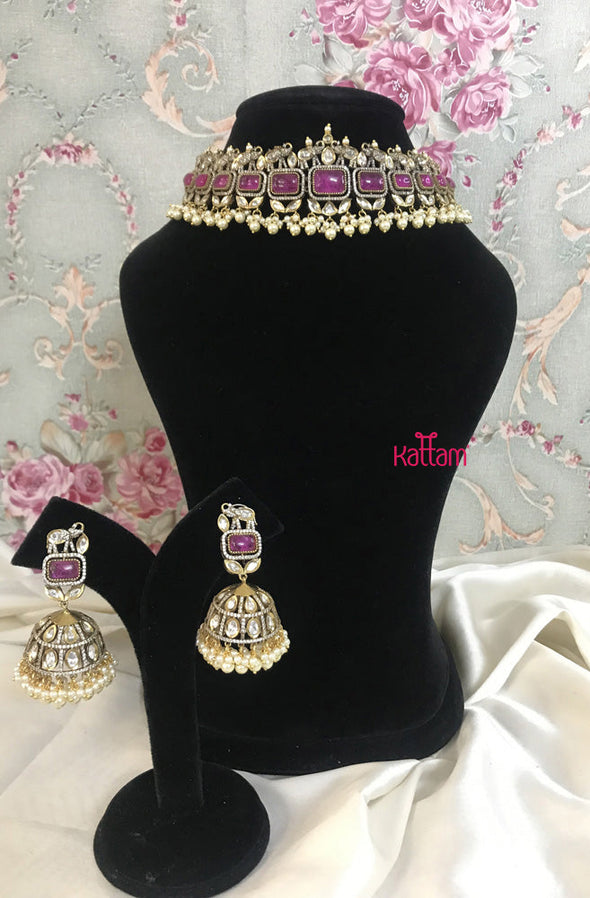 Premium Victorian Diamond Elephant Choker