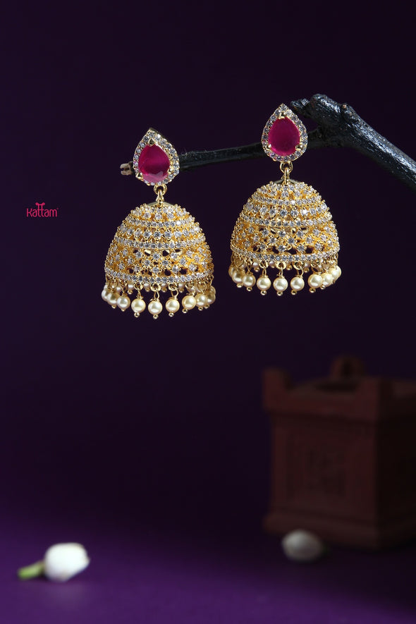 Grand Stone Jhumkas Collection  Online
