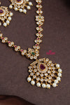 Ruby Drop Stone Short Necklace
