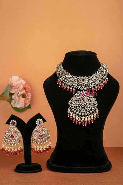 Victorian Diamond Semi Bridal Necklace