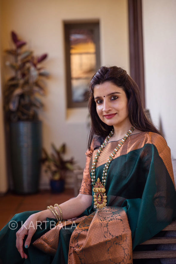 Goddess Semi Precious Kundan Jadau Haram (No Earrings)