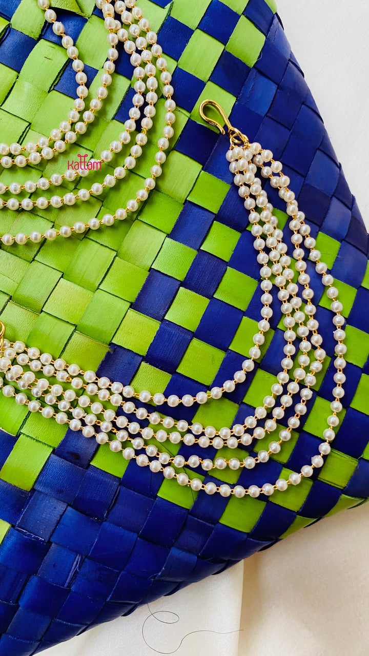 Five Line Pearl Ear Mattal - EC011