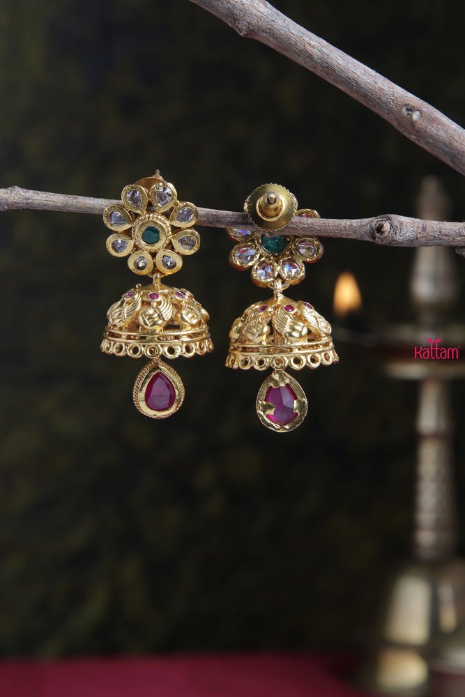 Small Poo Jhumka - E375